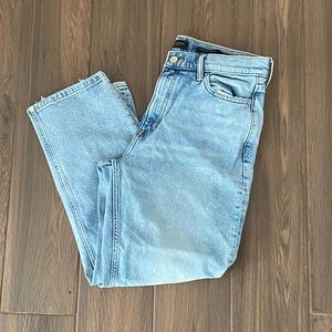 Banana republic high rise straight leg jeans